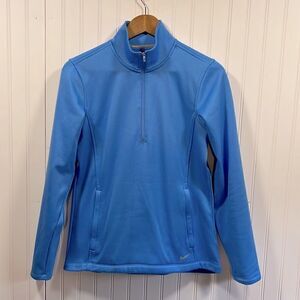 Nike Golf light blue quarter zip jacket